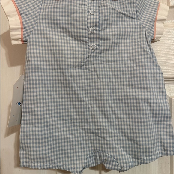 NWT Smocked Peter Rabbit Romper - Picture 7 of 10